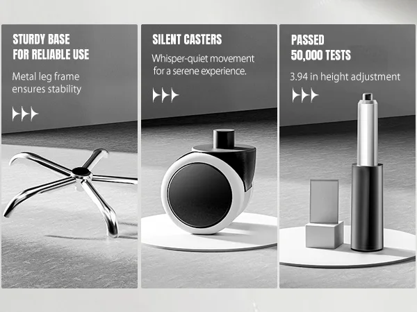 Ergonomic Leather Executive Office Chair with Footrest & Recline