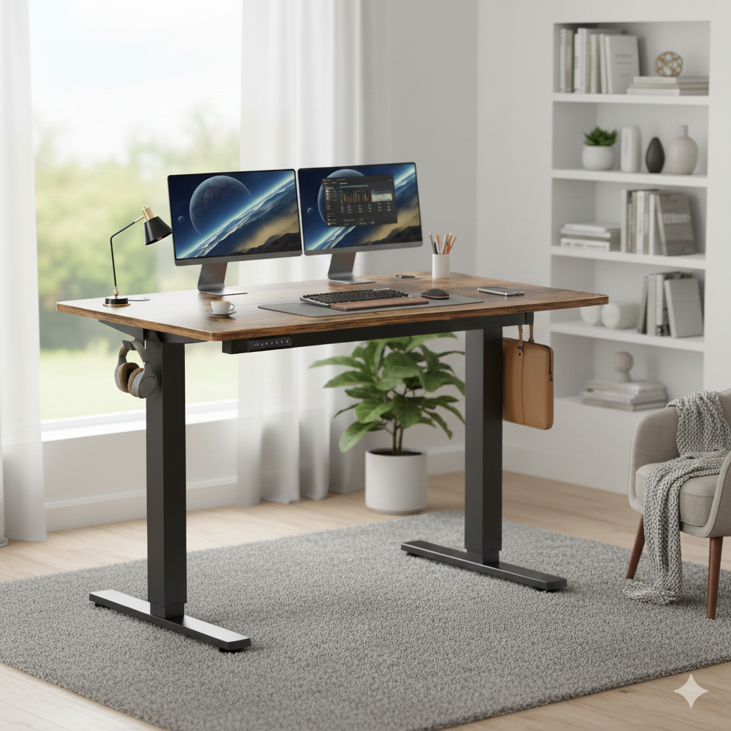 Electric Height Adjustable Standing Desk 40x24 Inch