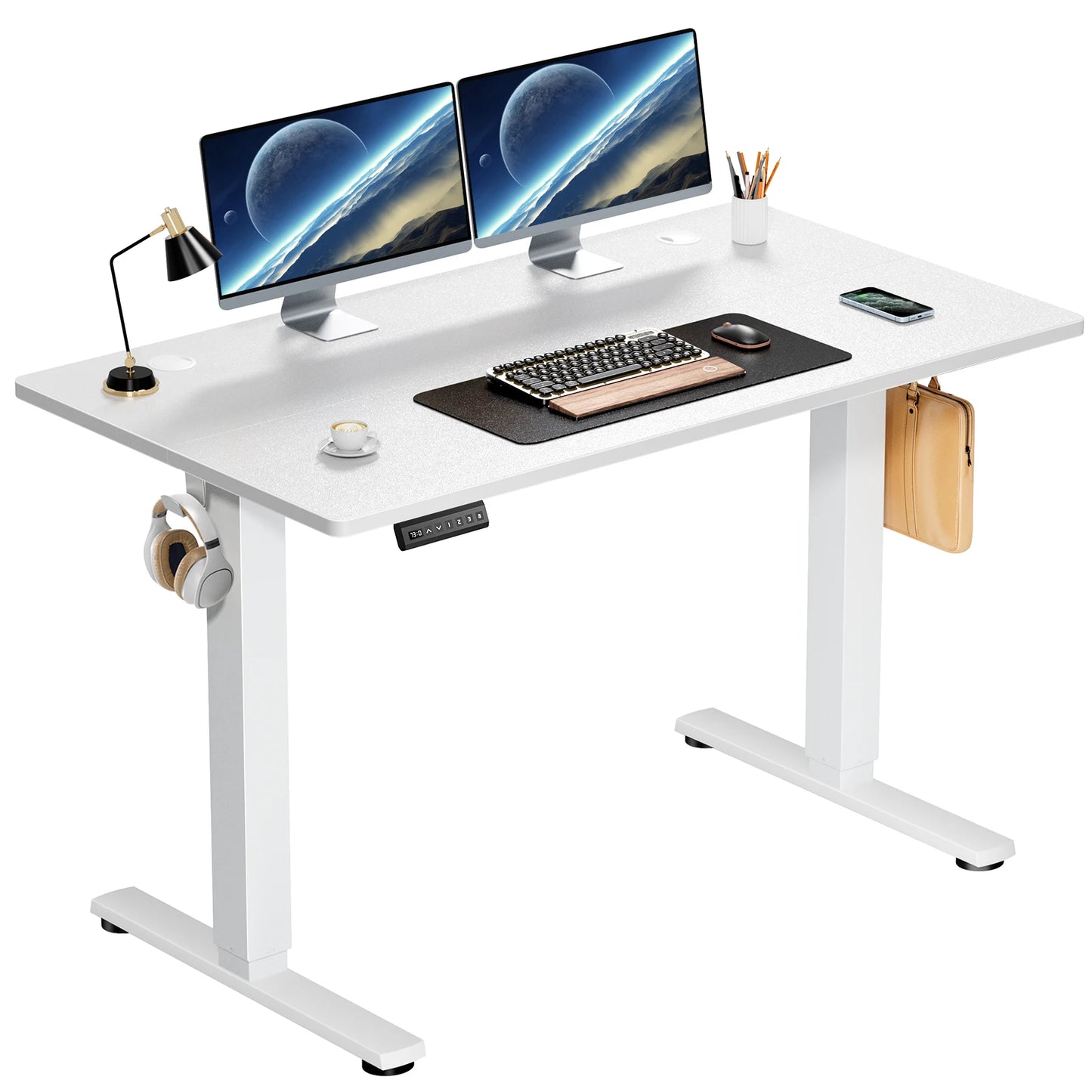 Electric Height Adjustable Standing Desk 40x24 Inch